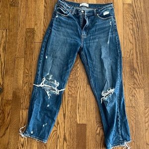 A&F The Mom High Rise